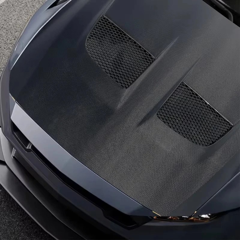 Wholesale Carbon Fiber Car Engine Bonnet Hood Hot Sale for  Mustang Gtd Style New Condition